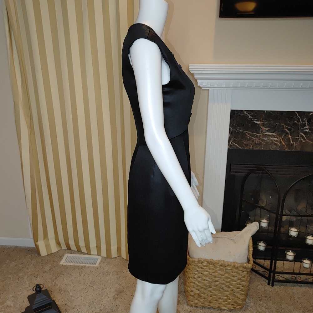 THEYSKENS' THEORY BUTTON FRONT DRACE DRESS 6 - Picture 4 of 11